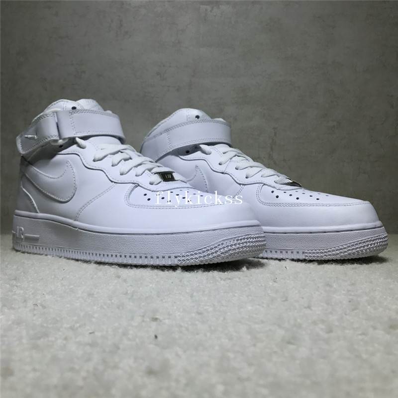 Nike Air Force 1 High Top Pure White